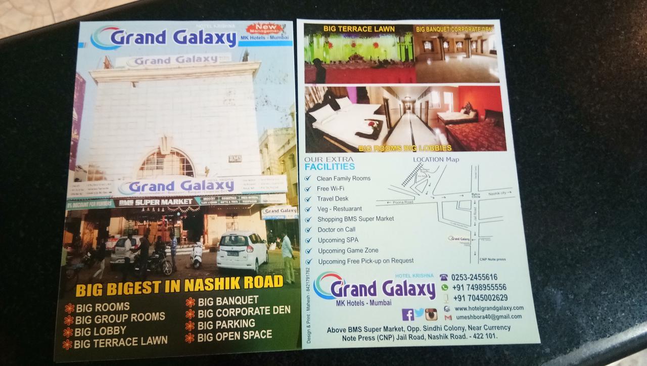 Grand Galaxy Hotel Krishna Nashik Buitenkant foto